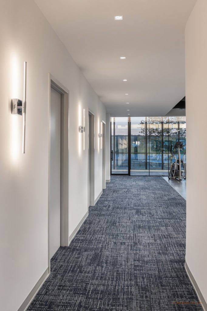 BellWellness Patient Corridor - Modern Healthcare Office Design